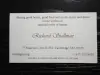 Richard Stallman's business card.